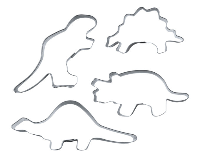 STÄDTER Ausstecher Set Dinosaurier 4-teilig 7.5–9.5 cm in  präsentiert im Onlineshop von KAQTU Design AG. Ausstecher ist von STÄDTER