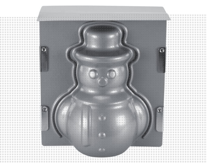 STÄDTER Backform 3D Schneemann 19x21x12 cm silber We love Baking in  präsentiert im Onlineshop von KAQTU Design AG. Backform / Backblech ist von STÄDTER