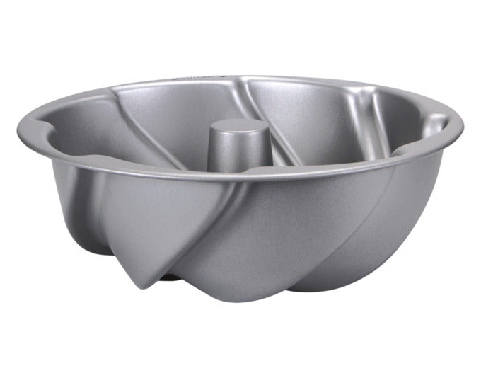 STÄDTER Gugelhupfform Swing ø 27x9 cm silber We love Baking in  präsentiert im Onlineshop von KAQTU Design AG. Backform / Backblech ist von STÄDTER
