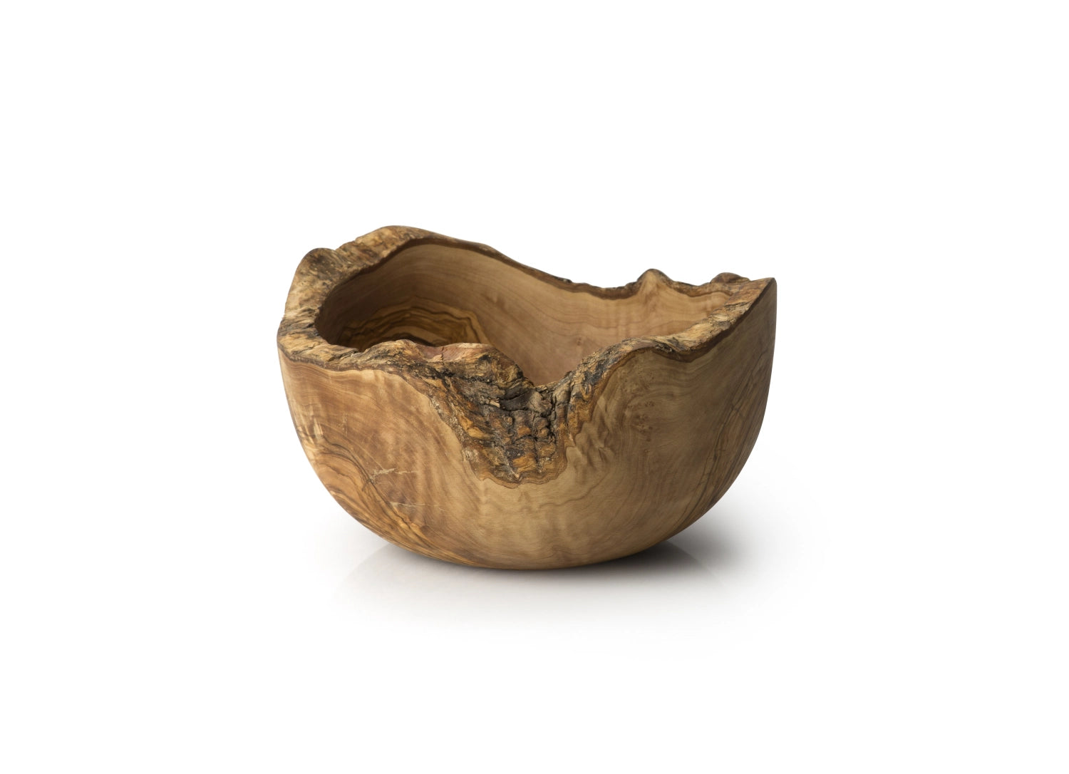 Olivenholz Schale Naturform, 25cm in Braun präsentiert im Onlineshop von KAQTU Design AG. Schale ist von Continenta