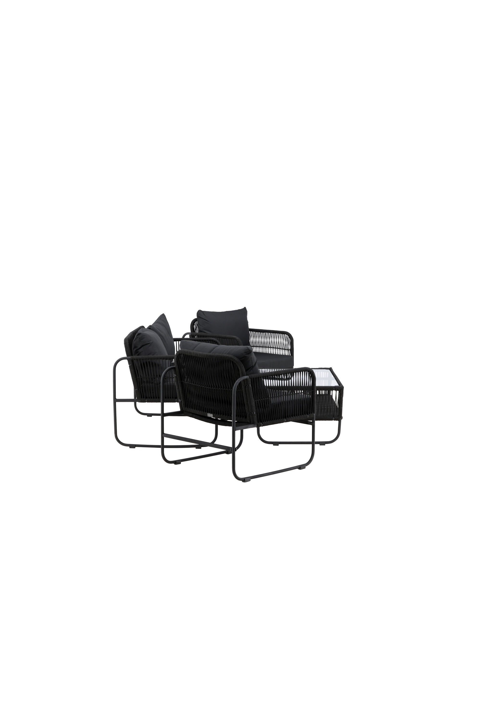 Utah Sofagarnitur in Schwarz präsentiert im Onlineshop von KAQTU Design AG. Loungeset ist von Venture Home