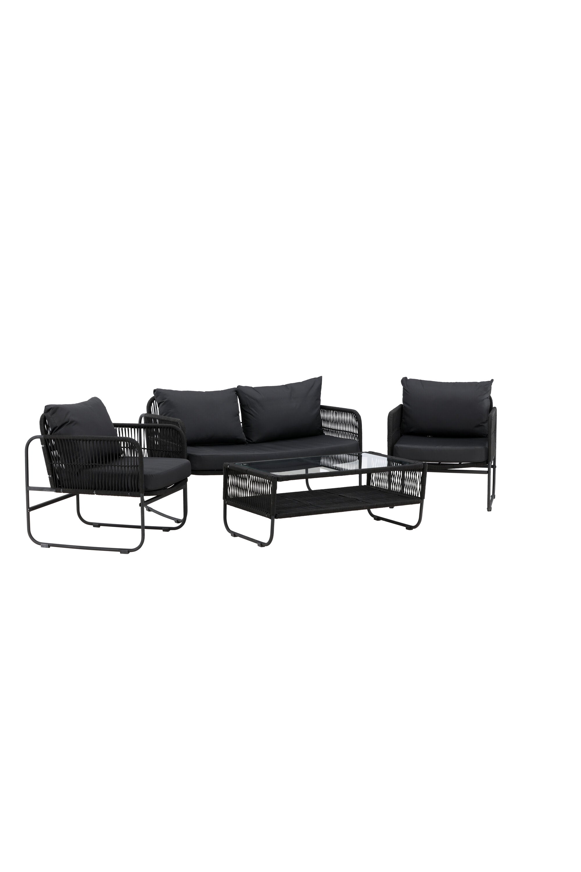 Utah Sofagarnitur in Schwarz präsentiert im Onlineshop von KAQTU Design AG. Loungeset ist von Venture Home