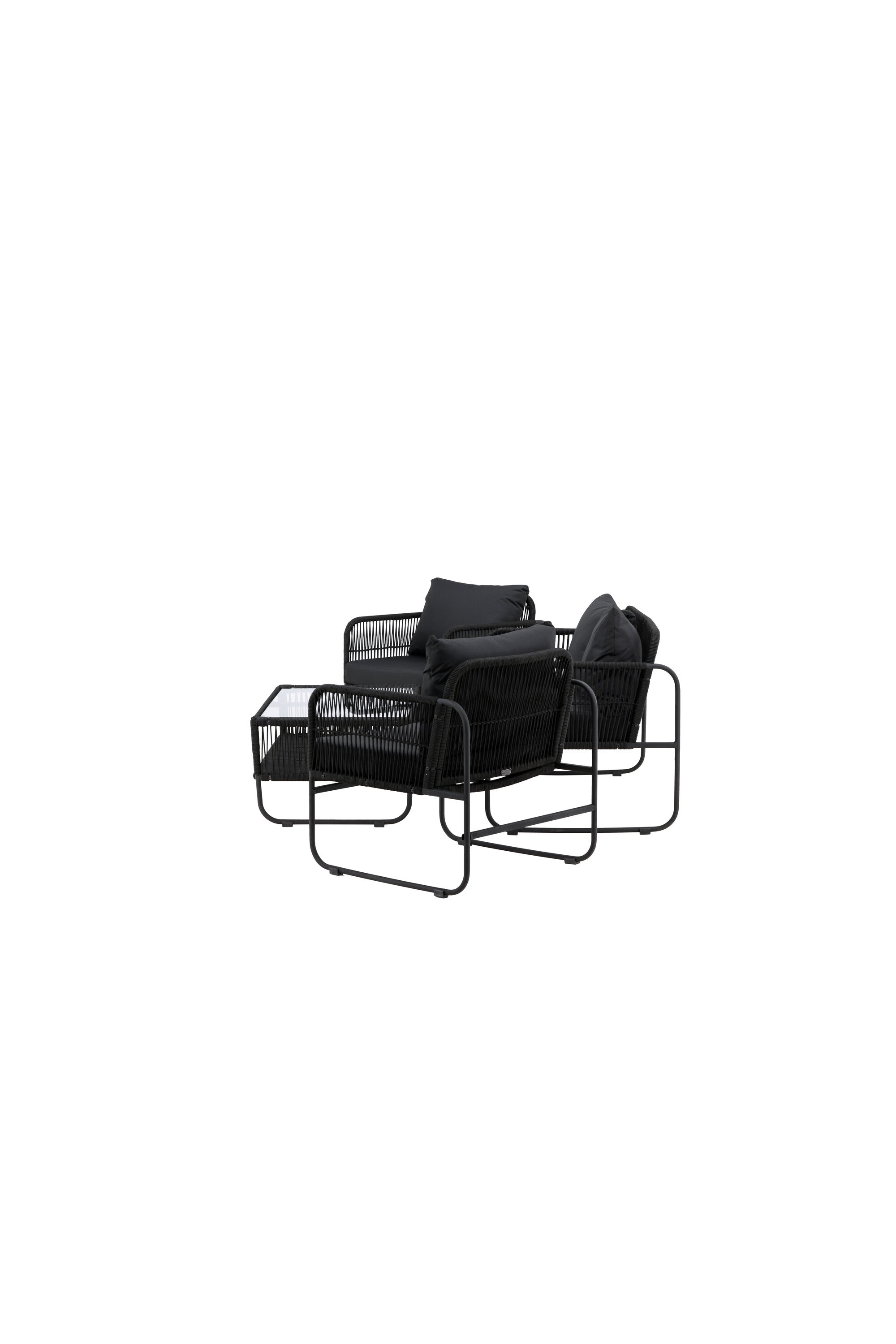 Utah Sofagarnitur in Schwarz präsentiert im Onlineshop von KAQTU Design AG. Loungeset ist von Venture Home