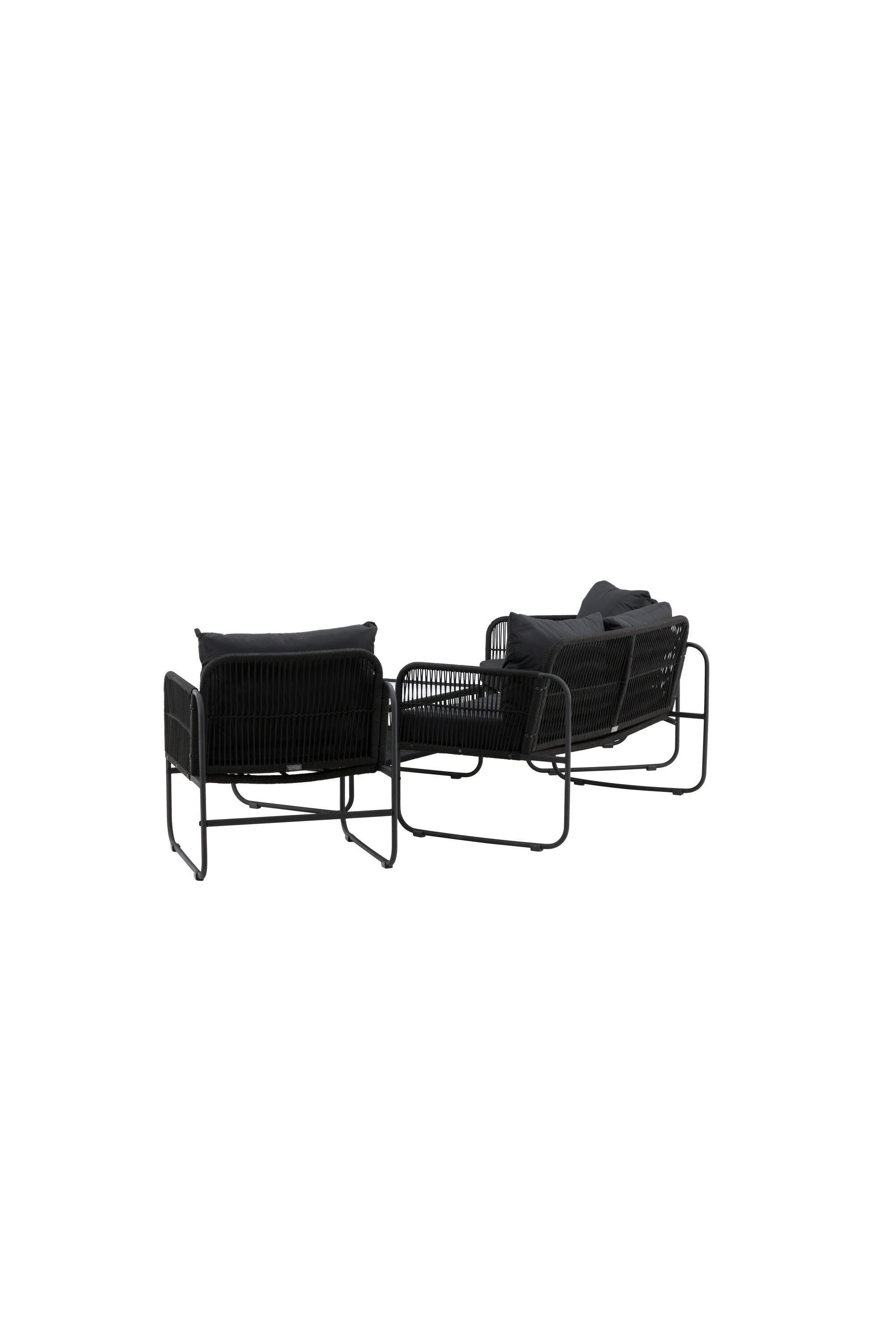 Utah Sofagarnitur in Schwarz präsentiert im Onlineshop von KAQTU Design AG. Loungeset ist von Venture Home