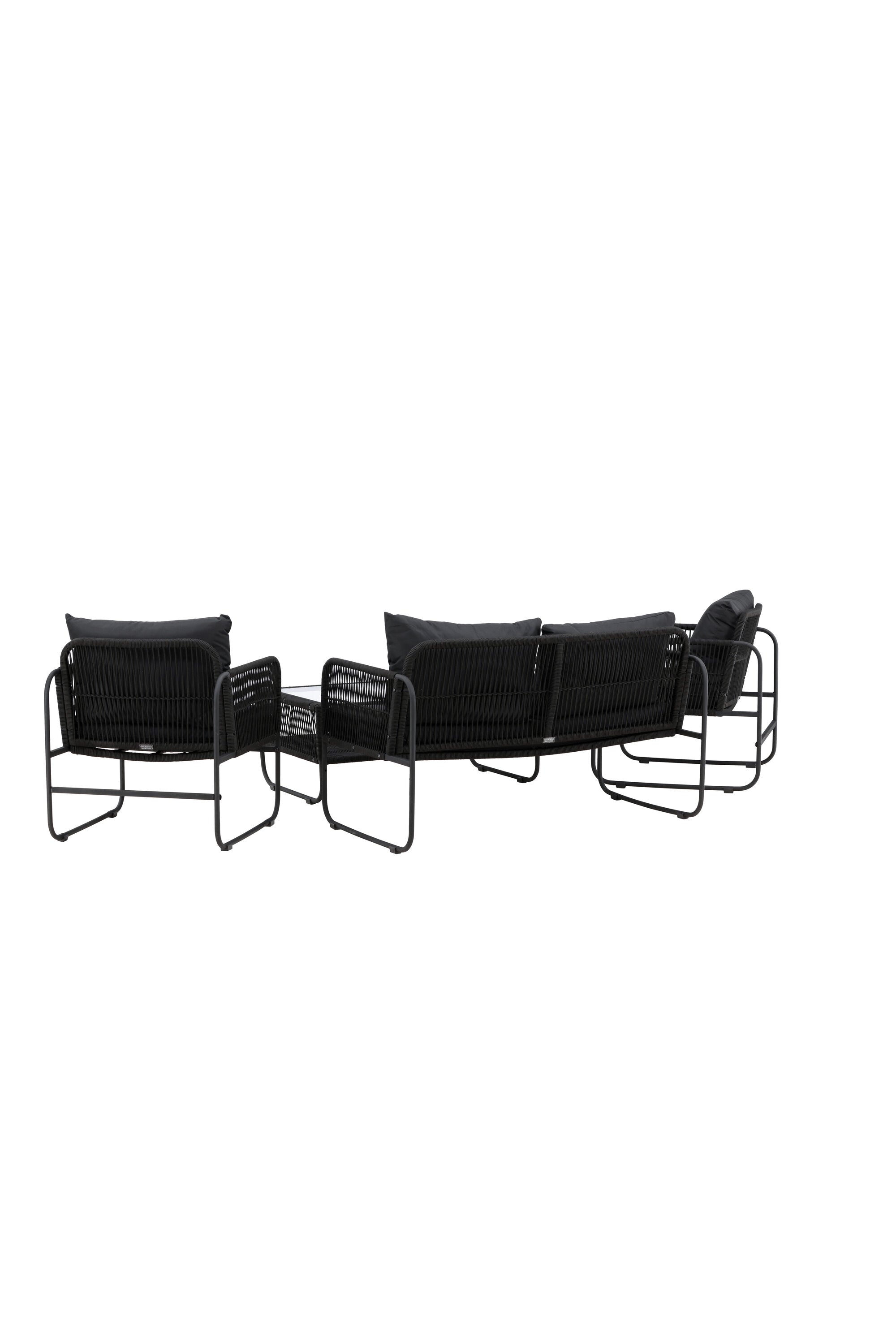 Utah Sofagarnitur in Schwarz präsentiert im Onlineshop von KAQTU Design AG. Loungeset ist von Venture Home