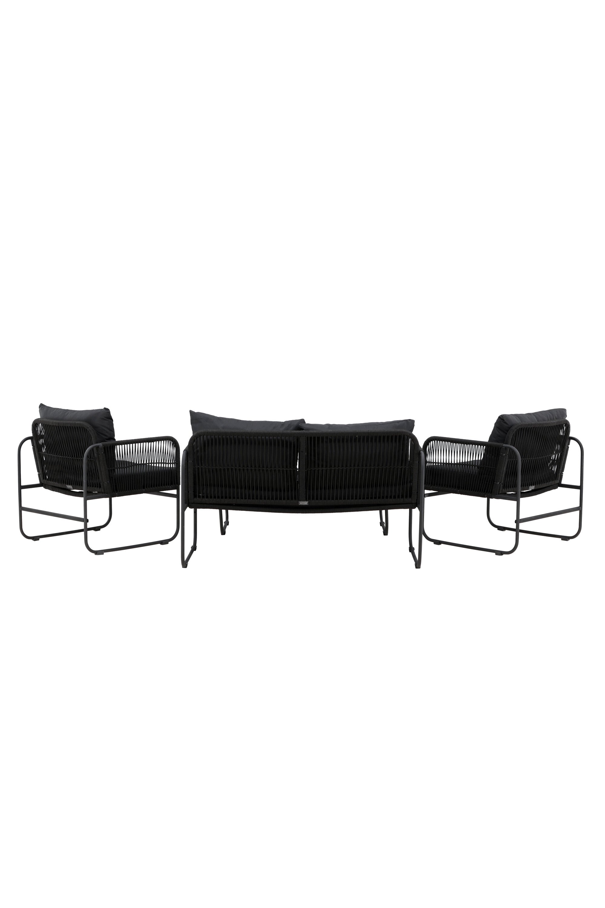 Utah Sofagarnitur in Schwarz präsentiert im Onlineshop von KAQTU Design AG. Loungeset ist von Venture Home