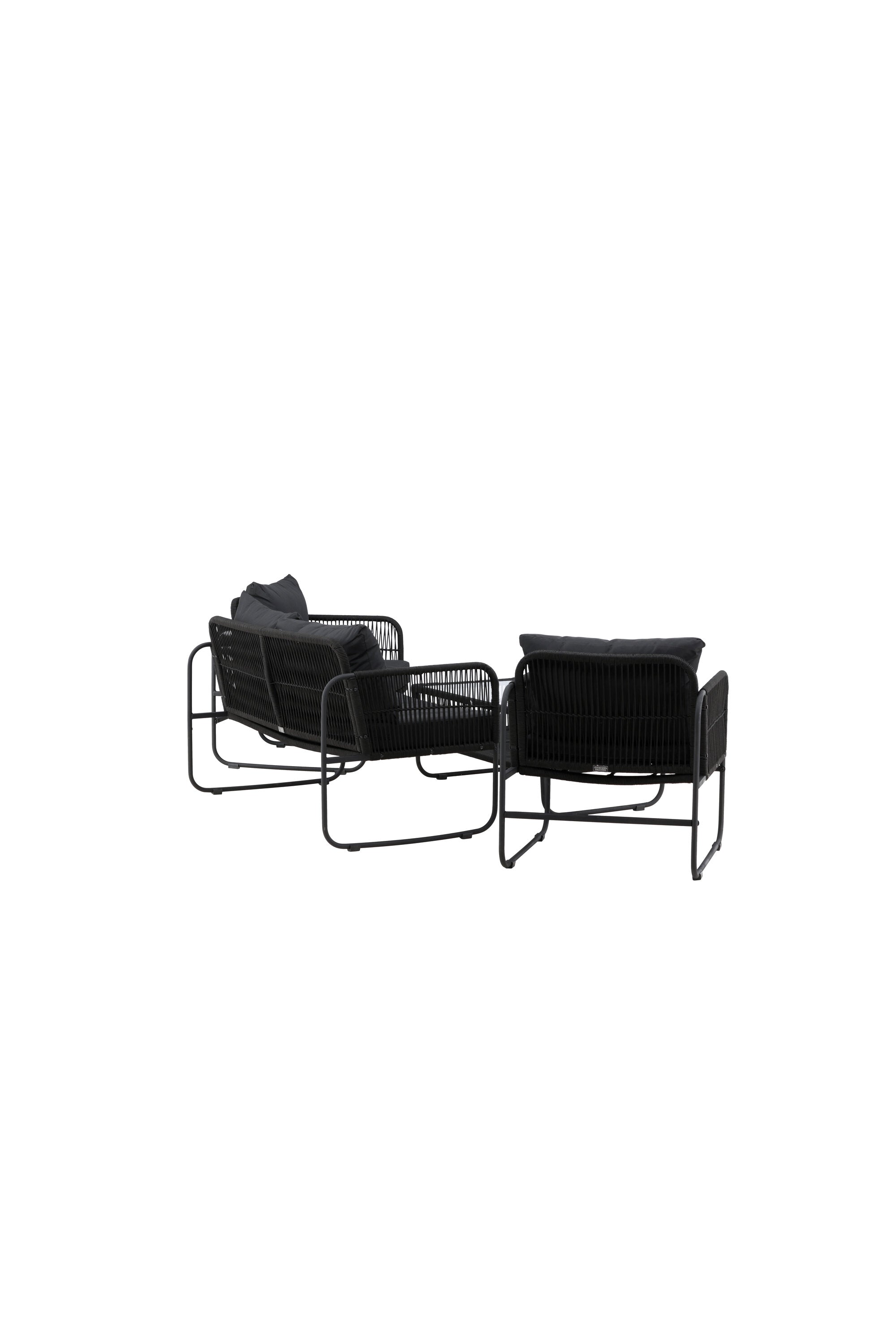 Utah Sofagarnitur in Schwarz präsentiert im Onlineshop von KAQTU Design AG. Loungeset ist von Venture Home