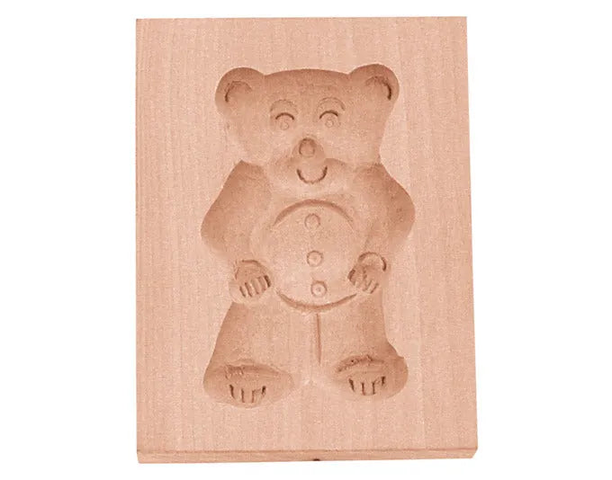 STÄDTER Springerle-Model Teddybär 5.5x8 cm Birnbaum in  präsentiert im Onlineshop von KAQTU Design AG. Ausstecher ist von STÄDTER