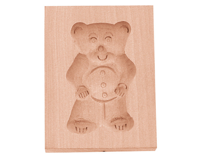 STÄDTER Springerle-Model Teddybär 5.5x8 cm Birnbaum in  präsentiert im Onlineshop von KAQTU Design AG. Ausstecher ist von STÄDTER