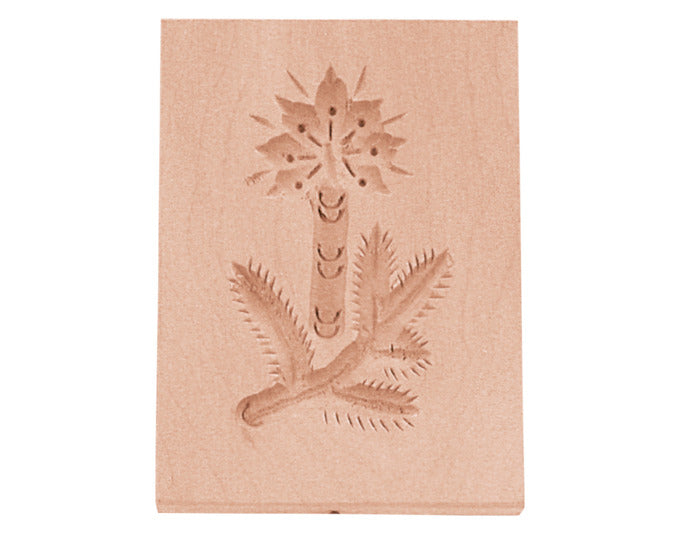 STÄDTER Springerle-Model Zweig mit Kerze 5.5x8 cm Birnbaum in  präsentiert im Onlineshop von KAQTU Design AG. Ausstecher ist von STÄDTER
