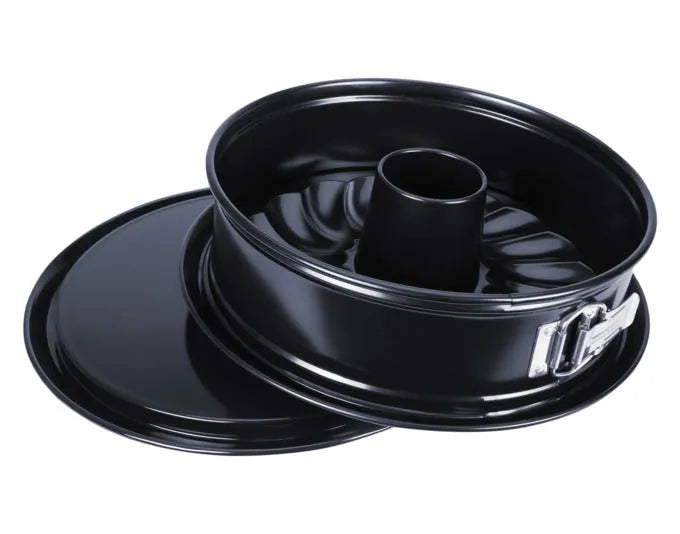 STÄDTER Springform Emaille mitRohrboden ø 26x7 cm schwarz Black Edition in  präsentiert im Onlineshop von KAQTU Design AG. Backform / Backblech ist von STÄDTER