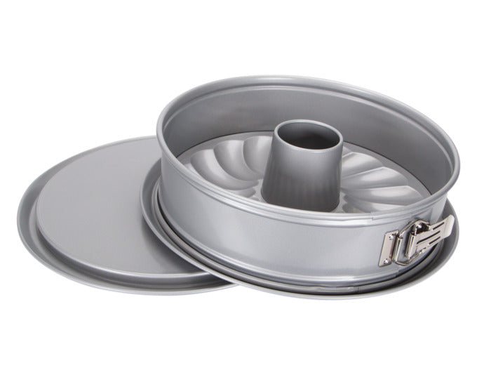 STÄDTER Springform mit Rohrboden ø 28x7 cm silber We love Baking in  präsentiert im Onlineshop von KAQTU Design AG. Backform / Backblech ist von STÄDTER