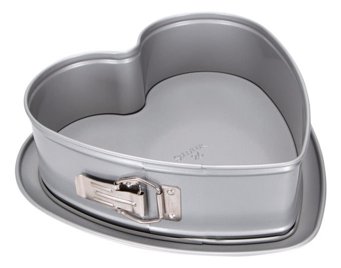 STÄDTER Springform Herz ø 26x7 cm silber We love Baking in  präsentiert im Onlineshop von KAQTU Design AG. Backform / Backblech ist von STÄDTER