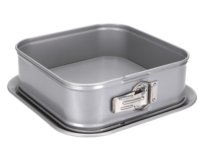 STÄDTER Springform quadratisch 23x23x7 cm silber We love Baking in  präsentiert im Onlineshop von KAQTU Design AG. Backform / Backblech ist von STÄDTER