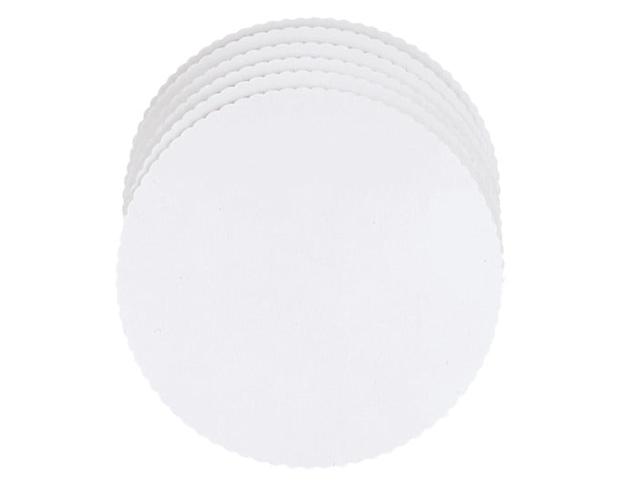 STÄDTER Tortenscheiben ø 28 cm 6er weiss Pappe in  präsentiert im Onlineshop von KAQTU Design AG. Kuchenuntersatz ist von STÄDTER