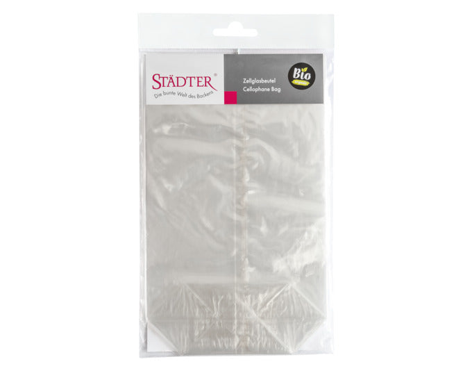 STÄDTER Zellglasbeutel 14.5x23.5 cm 10er transparent in  präsentiert im Onlineshop von KAQTU Design AG. Küchenhelfer ist von STÄDTER