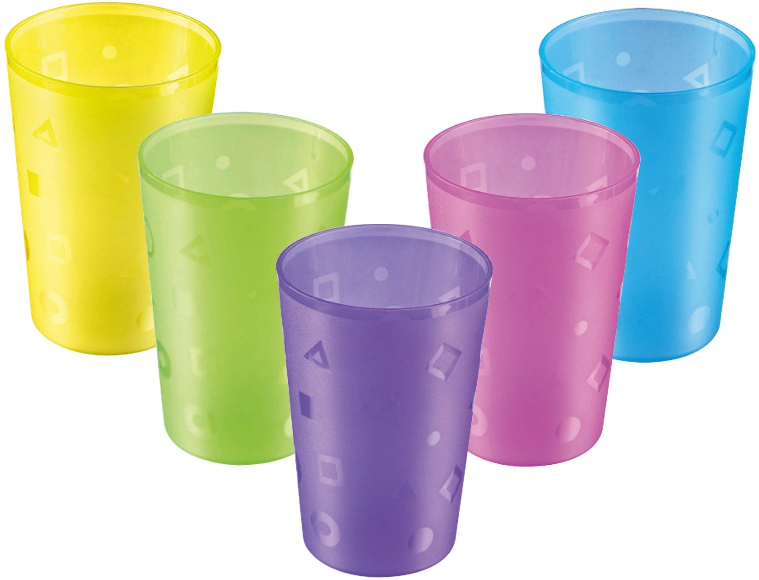 Bunter Becher Trend von Westmark, assortiert in verschiedenen Farben, ideal für Getränke, 0.3 lt, D7.5x11cm, stilvoll und funktional.