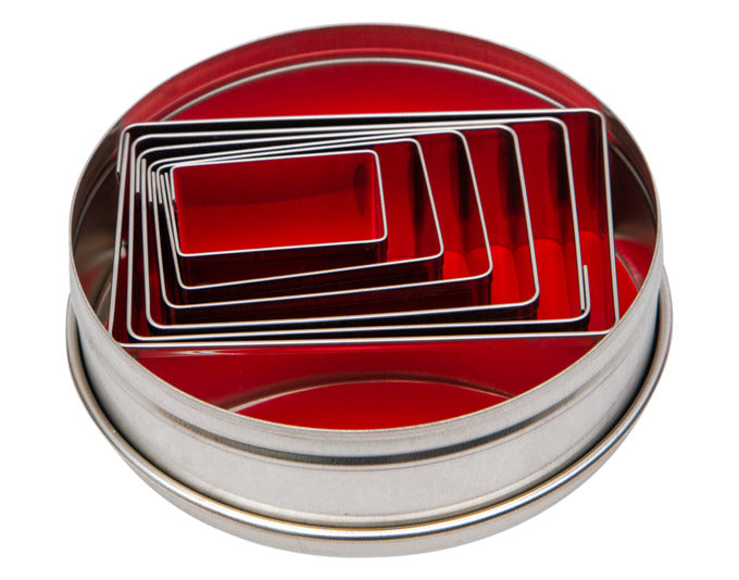 STÄDTER Ausstecher in Dose Rechtecke 6-teilig 4–9.5 cm in  präsentiert im Onlineshop von KAQTU Design AG. Ausstecher ist von STÄDTER