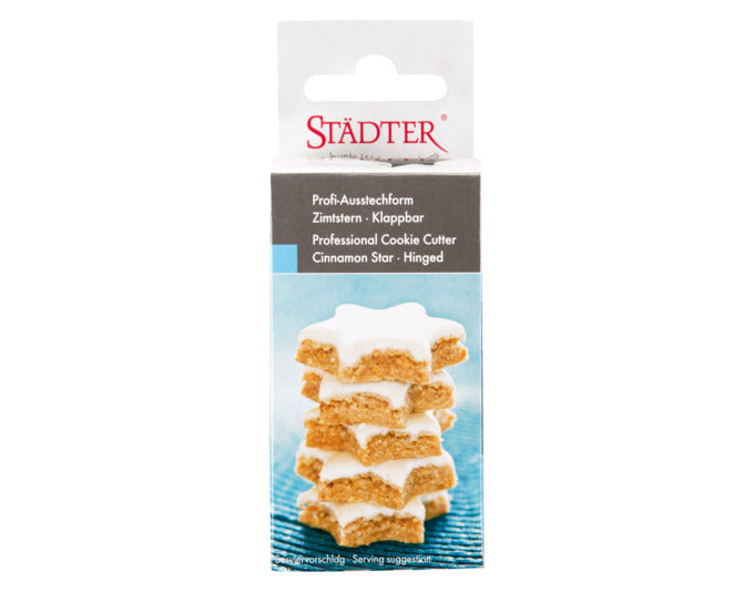 Entdecken Sie den STÄDTER Ausstecher Profi Zimtstern mit 4 cm Durchmesser aus Edelstahl. Ideal für perfekte Zimtsterne in der Weihnachtszeit!