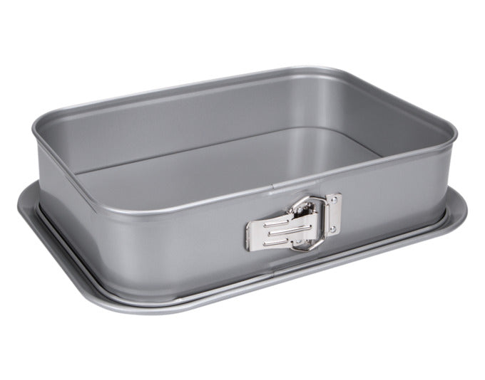 STÄDTER Springform recheckig 33x23x7 cm silber We love Baking in  präsentiert im Onlineshop von KAQTU Design AG. Backform / Backblech ist von STÄDTER