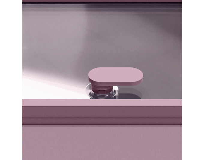 Vorratsdose Quadro S in Mauve, 13.3x13.3x10 cm, stilvoll und praktisch, Teil der PEEK BOX Collection von BLIMPLUS.