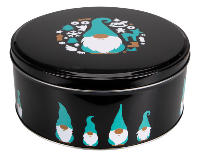 STÄDTER Gebäckdose Wichtel ø 22x9.5 cm schwarz rund in  präsentiert im Onlineshop von KAQTU Design AG. Aufbewahrungsdose ist von STÄDTER