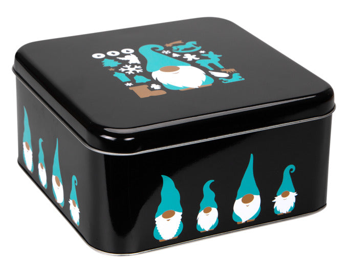 STÄDTER Gebäckdose Wichtel 16.5x16.5x8 cm schwarz eckig in  präsentiert im Onlineshop von KAQTU Design AG. Aufbewahrungsdose ist von STÄDTER
