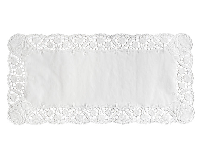 STÄDTER Tortenspitze 40x20 cm weiss rechteckig 6er Papier in  präsentiert im Onlineshop von KAQTU Design AG. Kuchenuntersatz ist von STÄDTER