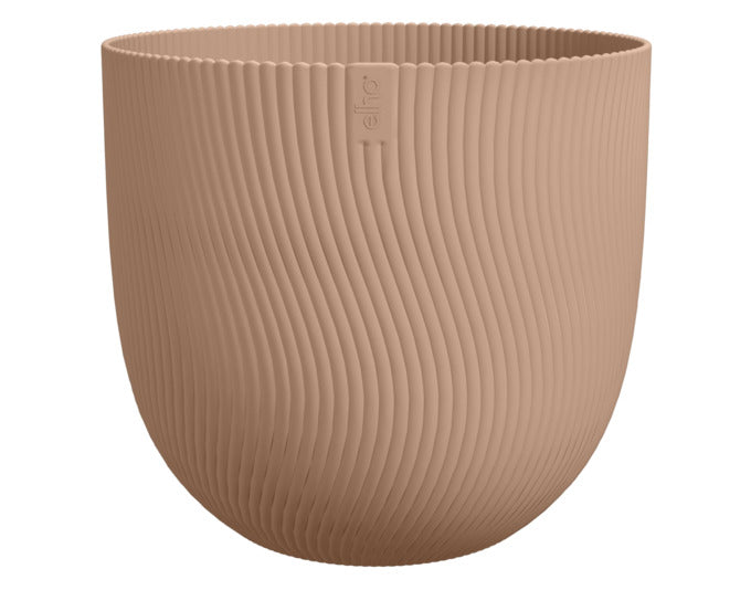ELHO Pflanzengefäss Sereh rund ø 30 cm kühler Ton in  präsentiert im Onlineshop von KAQTU Design AG. Pflanzentopf Outdoor ist von ELHO