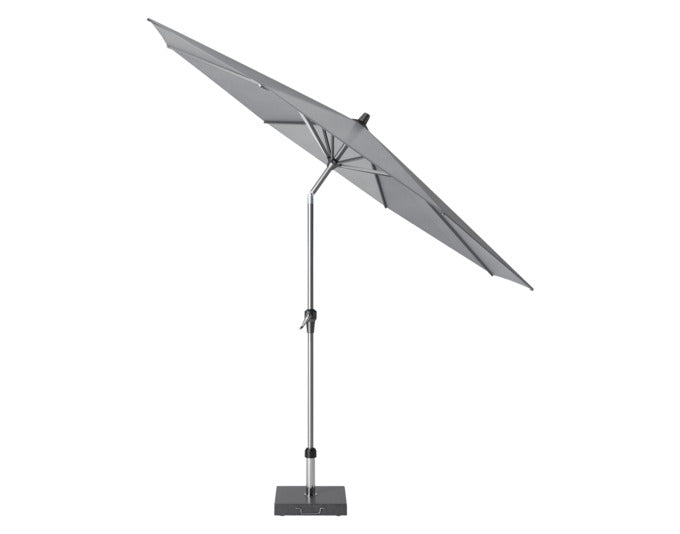 Moderner Sonnenschirm ø 300 cm in Anthrazit, idealer Schutz vor Sonne und Regen, hochwertig und stilvoll für Garten oder Terrasse.