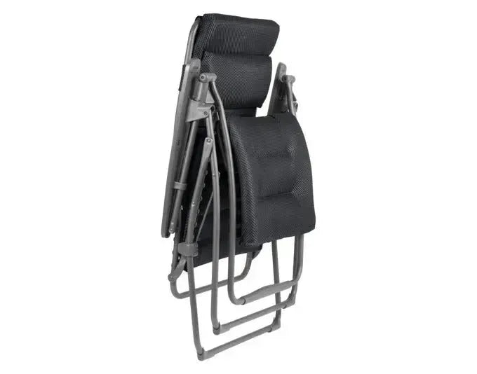 Ergonomischer Relaxsessel LAFUMA Futura BeComfort® XL, dark grey, mit robustem Titane-Gestell, ideal für Komfort und Entspannung.