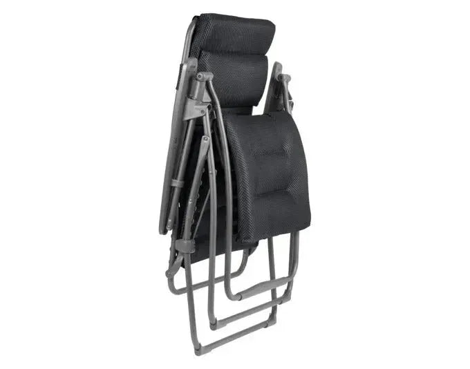 Ergonomischer Relaxsessel LAFUMA Futura BeComfort® XL, dark grey, mit robustem Titane-Gestell, ideal für Komfort und Entspannung.