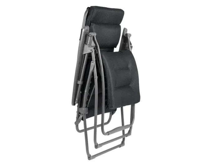Ergonomischer Relaxsessel LAFUMA Futura BeComfort® XL, dark grey, mit robustem Titane-Gestell, ideal für Komfort und Entspannung.