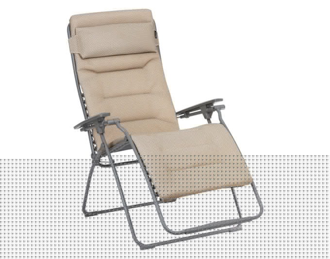 LAFUMA Relaxsessel Futura BeComfort® XL moka Gestell titane in  präsentiert im Onlineshop von KAQTU Design AG. Liegestuhl ist von LAFUMA