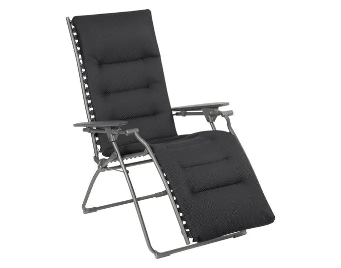 LAFUMA Relaxsessel Evolution BeComfort® dark grey Gestell titane in  präsentiert im Onlineshop von KAQTU Design AG. Liegestuhl ist von LAFUMA