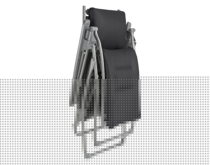 Ergonomischer Relaxsessel mit BeComfort®-Polsterung, dunklem Grau und Titan-Gestell, ideal für Komfort und Entspannung.