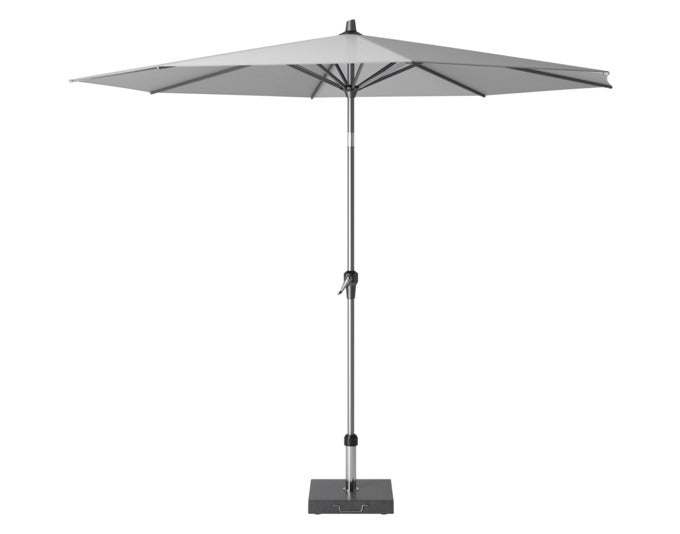 PLATINUM SUN & SHADE Sonnenschirm Riva ø 300 cm hellgrau anthrazit in  präsentiert im Onlineshop von KAQTU Design AG. Sonnenschirm ist von PLATINUM SUN & SHADE