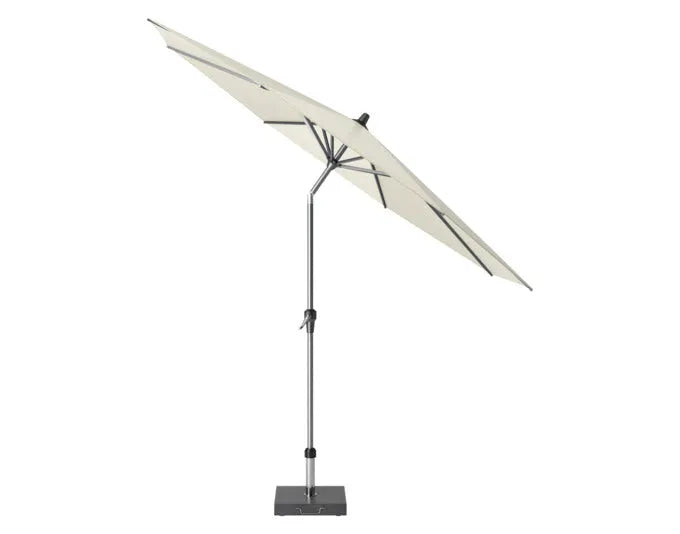 Moderner Sonnenschirm Riva ø 300 cm in ecru-anthrazit, idealer Schutz vor Sonne, stilvolles Design, robust und hochwertig.