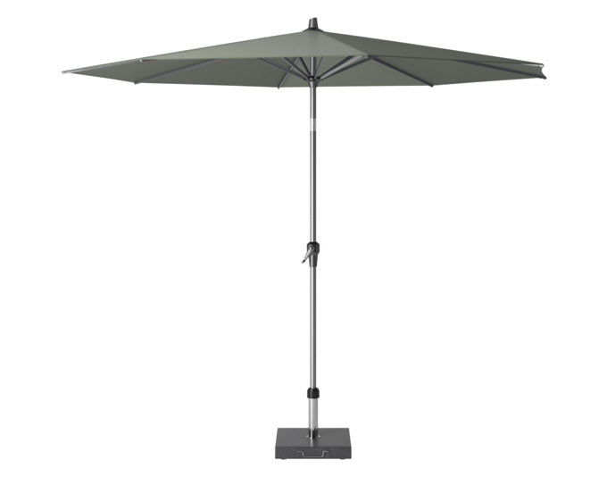 PLATINUM SUN & SHADE Sonnenschirm Riva ø 300 cm olive anthrazit in  präsentiert im Onlineshop von KAQTU Design AG. Sonnenschirm ist von PLATINUM SUN & SHADE