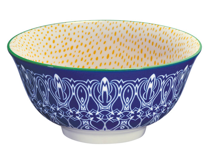 CILIO Bowl Amici Waben Porzellan 850 ml ø 18x8 cm in  präsentiert im Onlineshop von KAQTU Design AG. Schale ist von CILIO