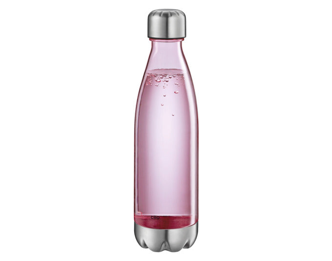 Die CILIO Trinkflasche Elegante 0.7 l aus Tritan in transparentem Pink ist stilvoll, robust und ideal für unterwegs.