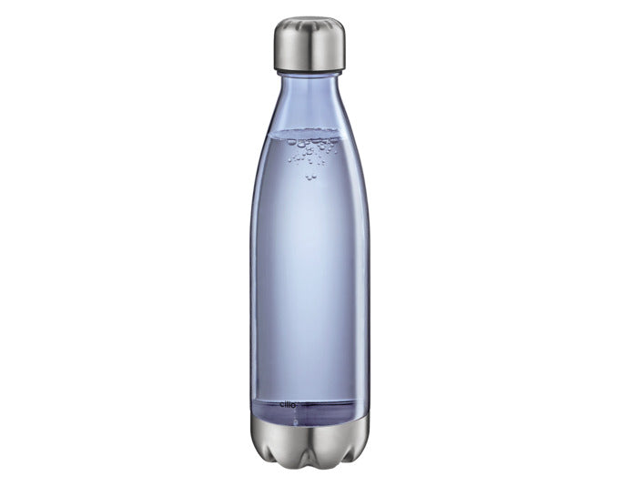 Die CILIO Trinkflasche Elegante 0.7 l aus Tritan in transparentem Blau ist stilvoll, robust und ideal für unterwegs.