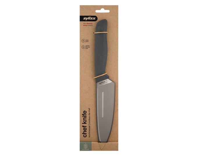 Das ZYLISS Kochmesser 15 cm in Schwarz bietet Präzision und Komfort für Ihre Küchenaufgaben. Ideal für vielseitiges Schneiden.
