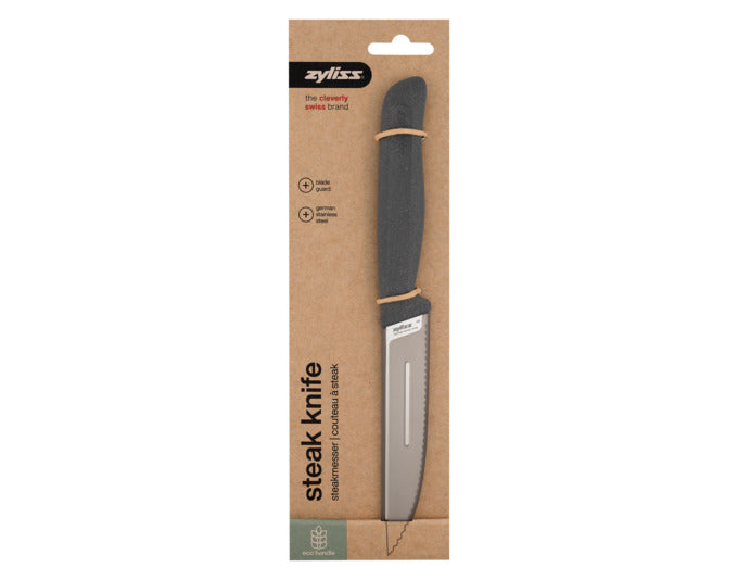 Das ZYLISS Steakmesser 11 cm schwarz bietet präzises Schneiden mit scharfer Klinge und ergonomischem Griff für höchsten Komfort.