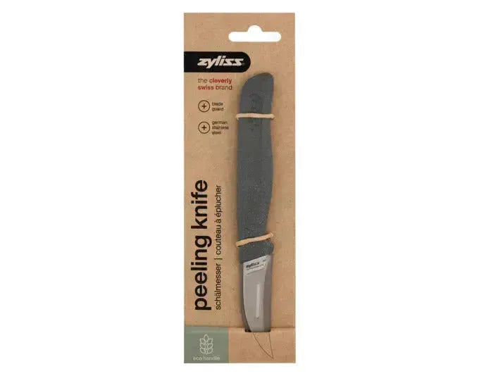 Das ZYLISS Schälmesser 6 cm in Schwarz bietet präzises Schälen und Schneiden. Ergonomisch, langlebig und ideal für die Küche.