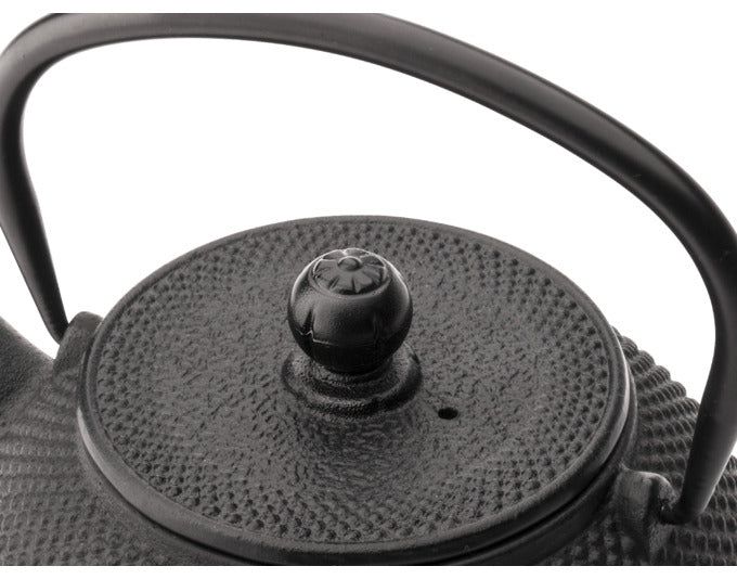 Elegante schwarze Teekanne Jang von BREDEMEIJER, 0.8 l, ideal für stilvollen Teegenuss, hochwertig und funktional.