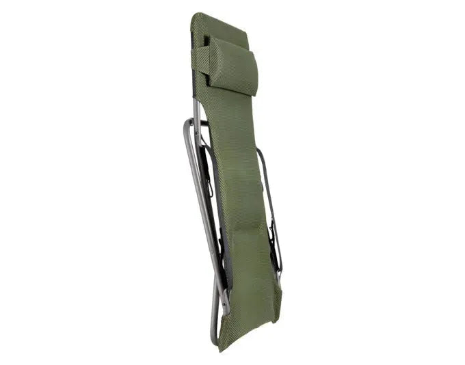 Komfortabler LAFUMA Transabed Sessel in Olive mit Titan-Gestell, ideal für Entspannung und stilvolles Relaxen.