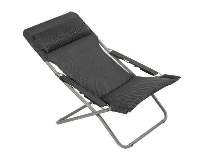 LAFUMA Sessel Transabed BeComfort® dark grey Gestell titane in  präsentiert im Onlineshop von KAQTU Design AG. Gartenstuhl ist von LAFUMA