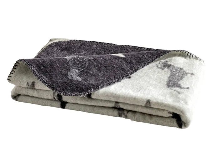 LABONI Decke Teckel grau in  präsentiert im Onlineshop von KAQTU Design AG. Hundebedarf ist von LABONI