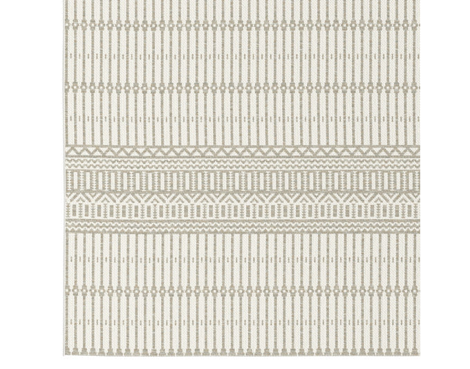 Hochwertiger LAFUMA Melya Outdoor-Teppich, 340x240 cm, aus Polypropylen, in stilvollem Beige, ideal für Terrasse und Garten.